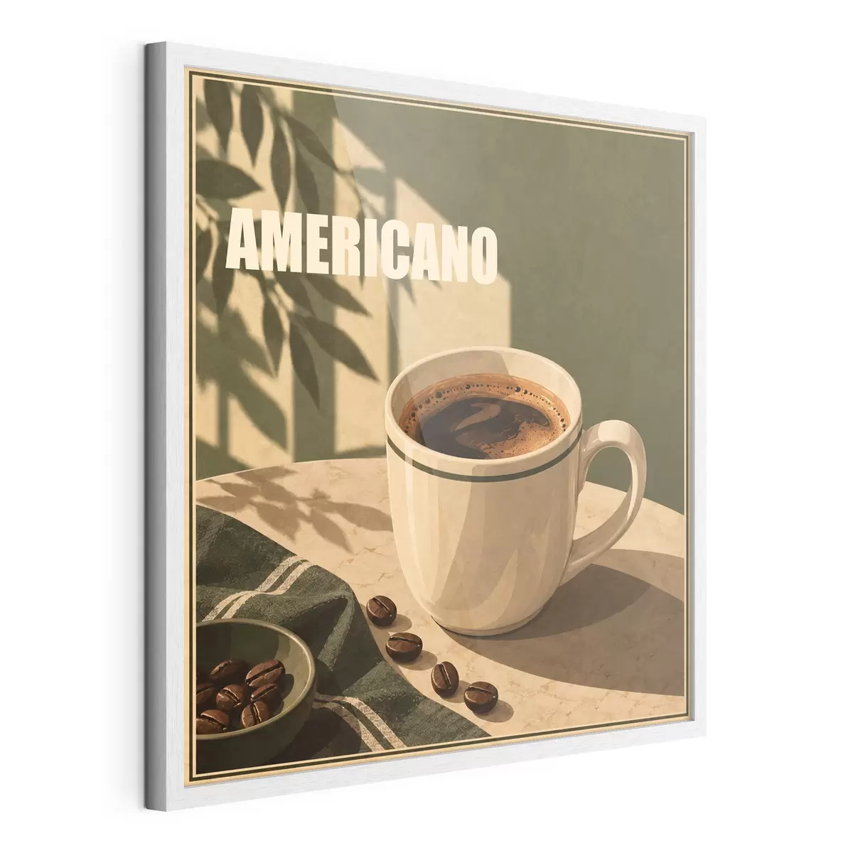 Poster Genießen Sie den Moment mit Americano f50872