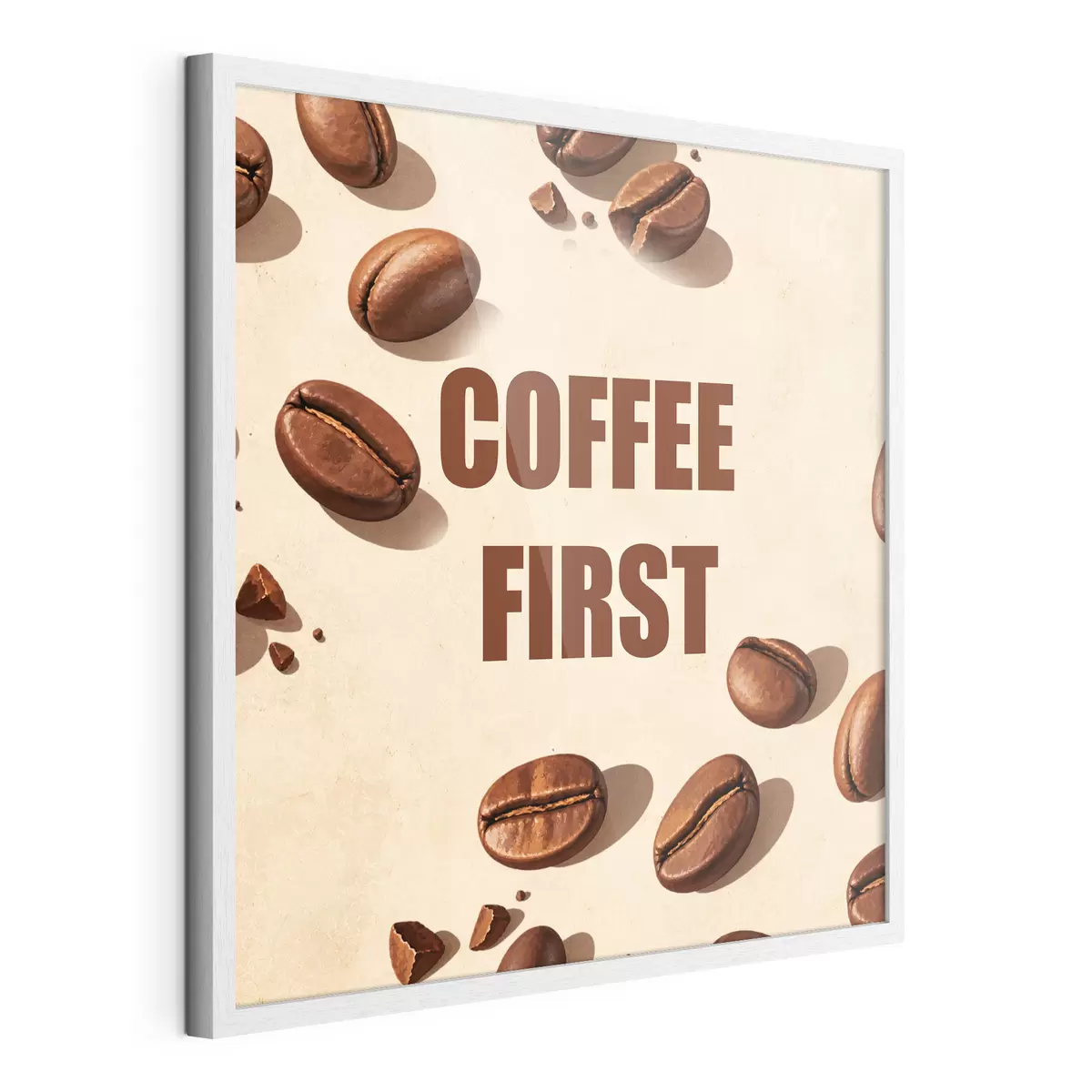 Poster Steh auf und mach dir einen Kaffee f50878