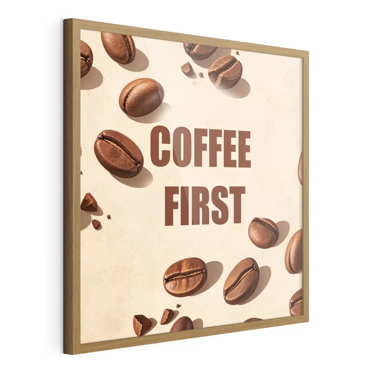 Poster Steh auf und mach dir einen Kaffee f50878