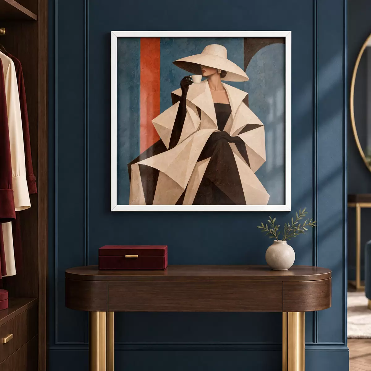 Poster Elegante Mode mit modernem Touch f50881