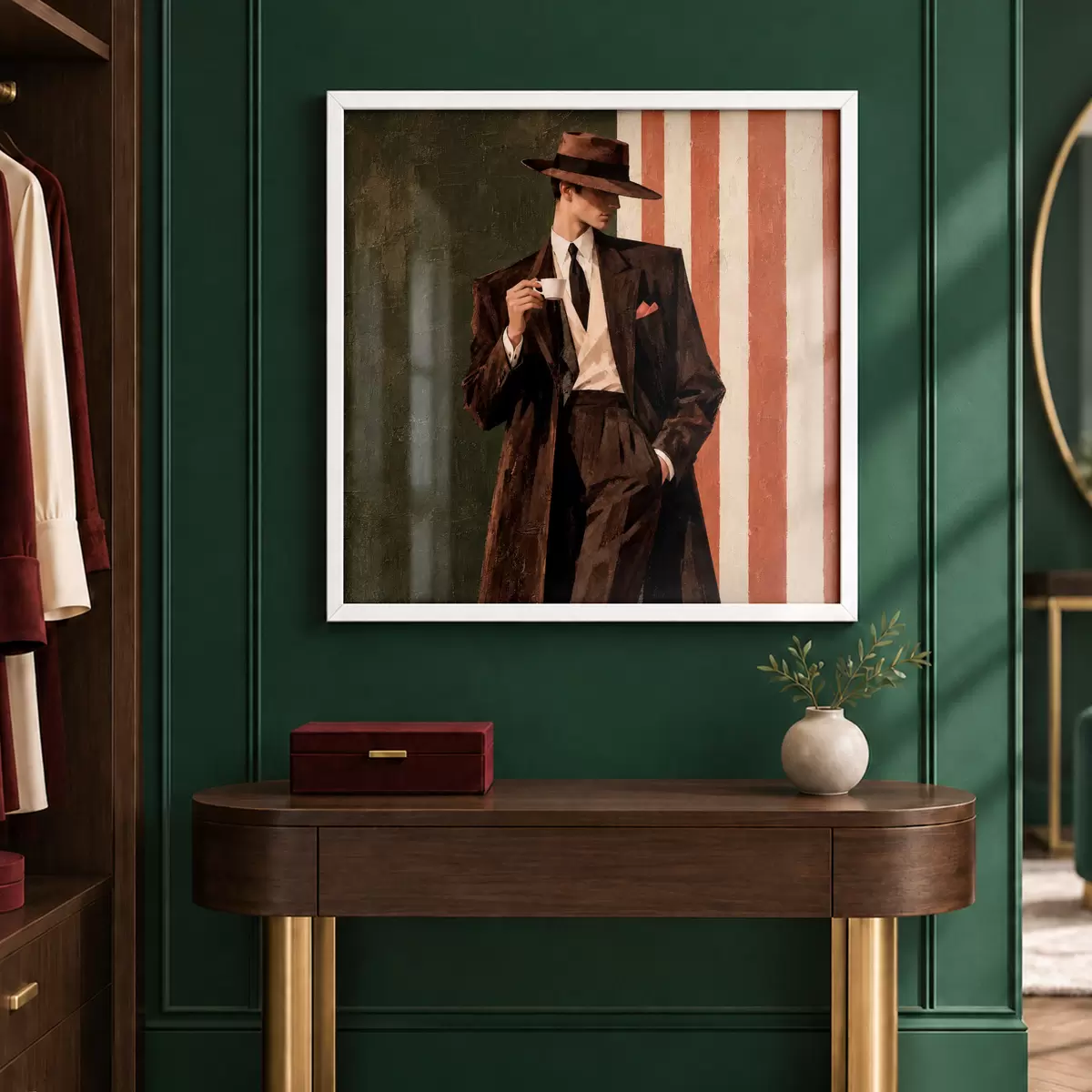 Poster Zeitloser Stil mit modernem Touch f50883