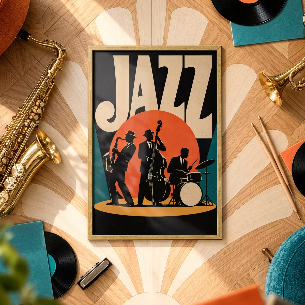 Poster Live-Jazz: Rhythmus und Seele verschmelzen f50921