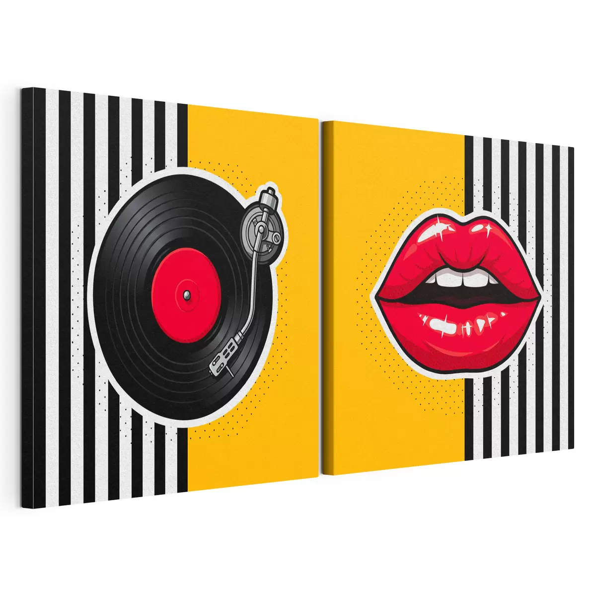 Wandbilder Vinyl-Rhythmus m31075