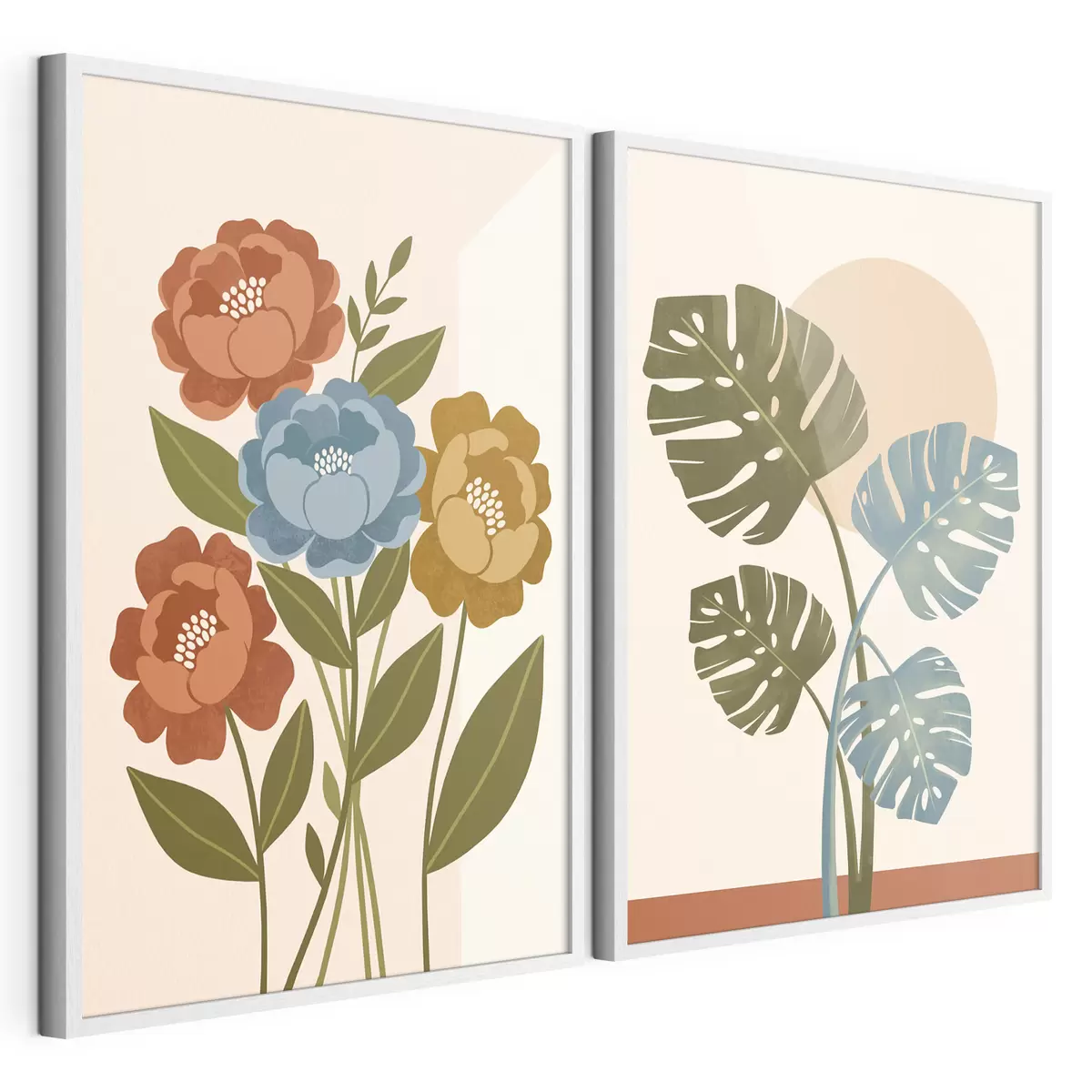 Poster Tropisches Duo d31078