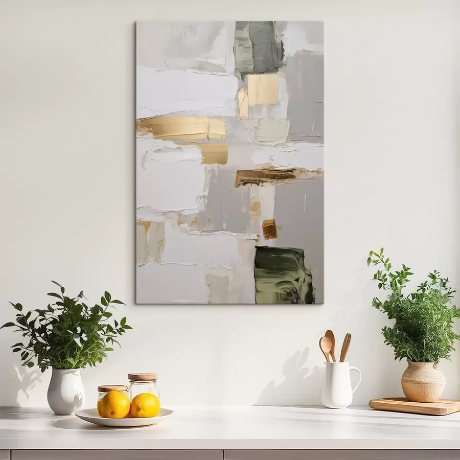 Wandbilder Abstraktion, Nachahmung der Malerei s50996