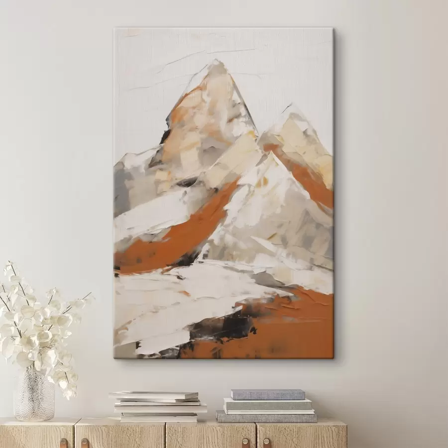 Wandbilder Abstrakte Berge, Nachbildung eines Gemäldes s51126