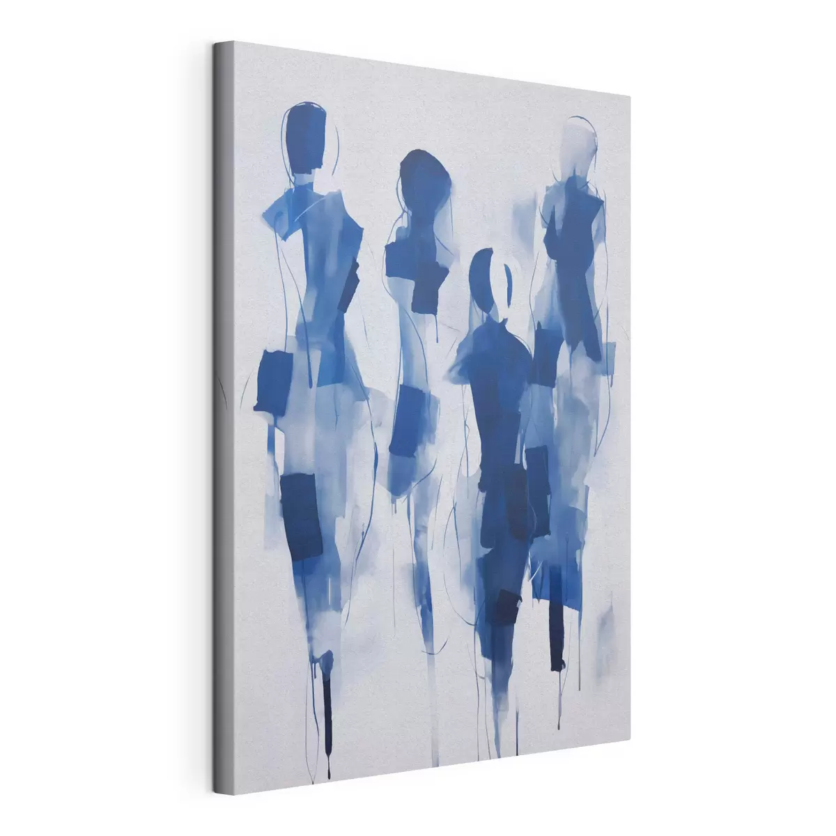Wandbilder Abstrakte Silhouetten, Malerei-Imitation s51131