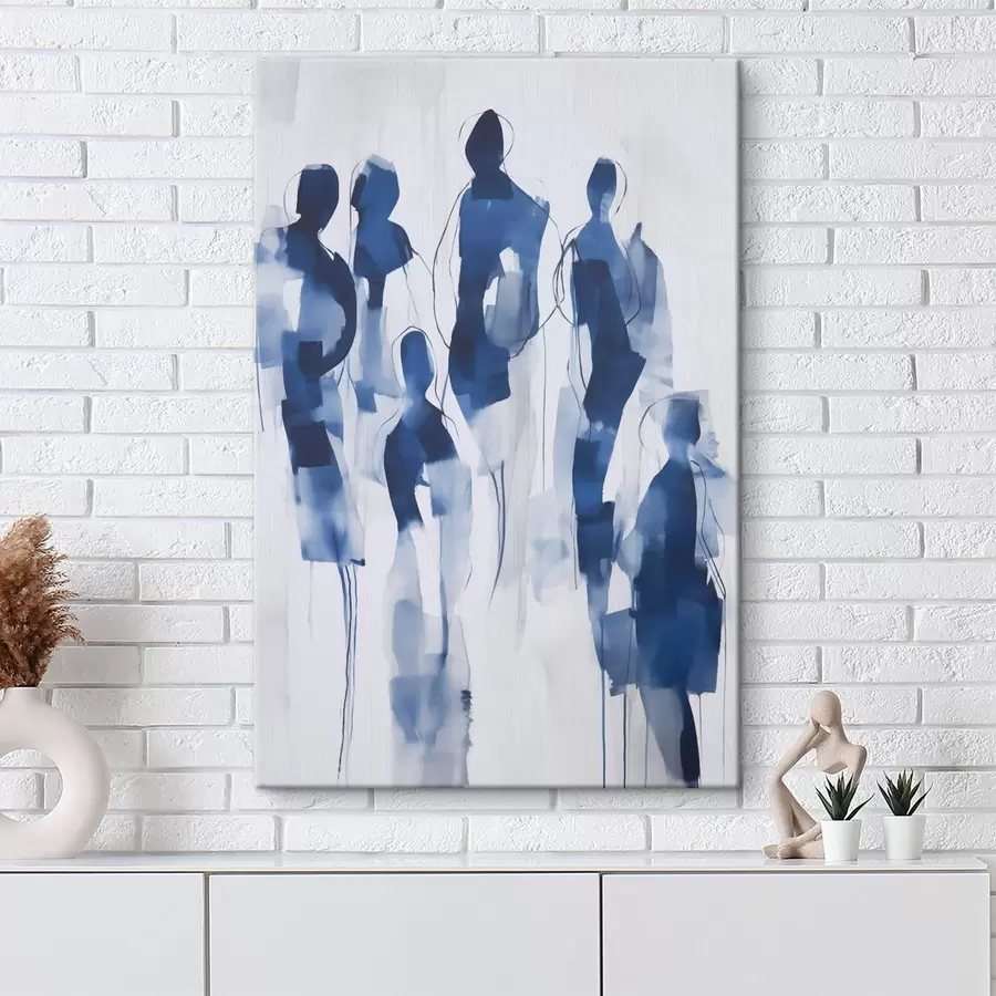 Wandbilder Silhouetten, Nachahmung der Malerei s51132