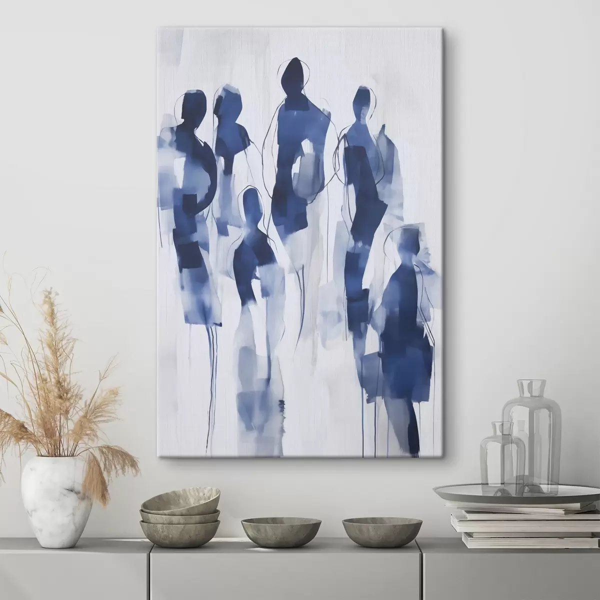 Wandbilder Silhouetten, Nachahmung der Malerei s51132