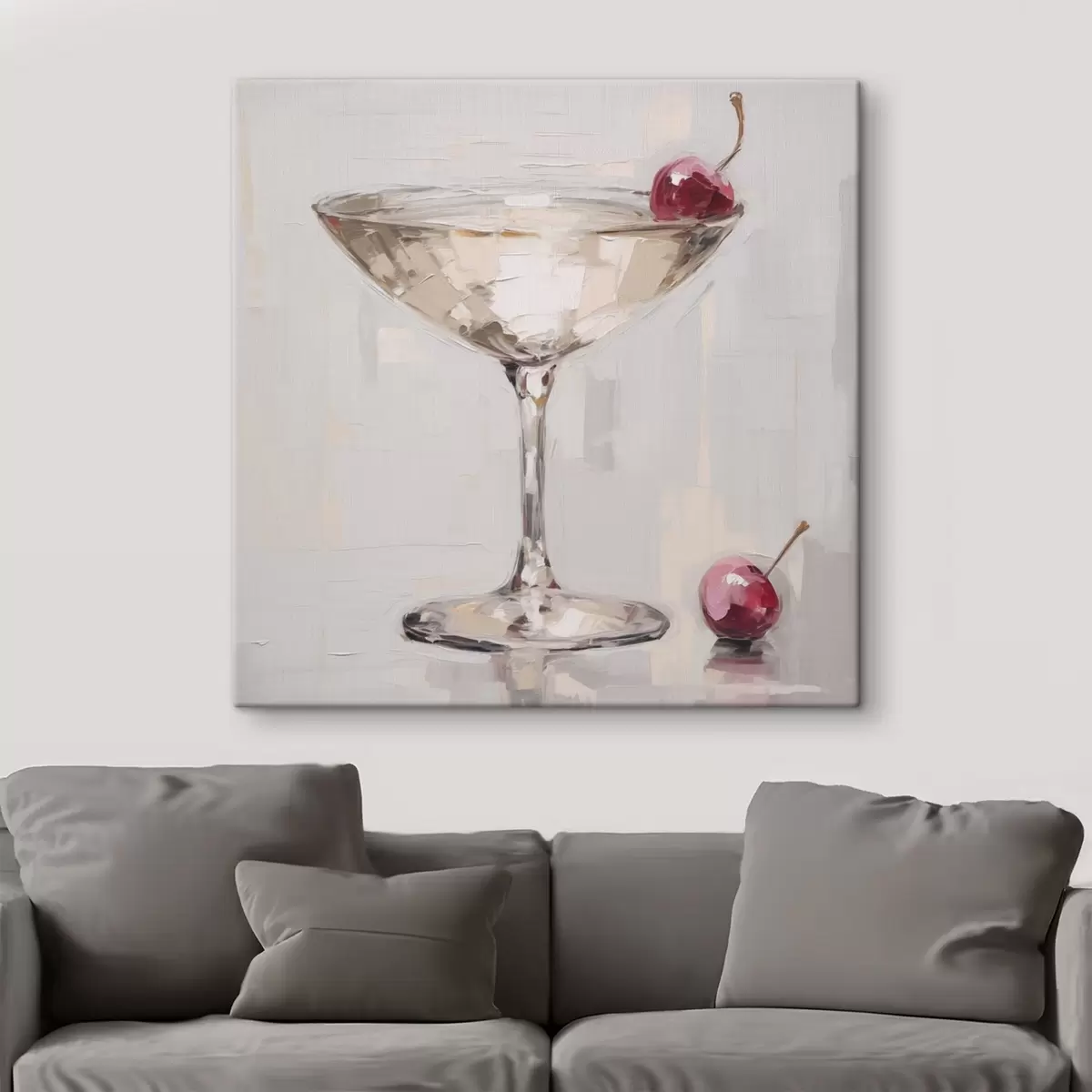 Wandbilder Cocktail, Nachbildung eines Gemäldes s51137