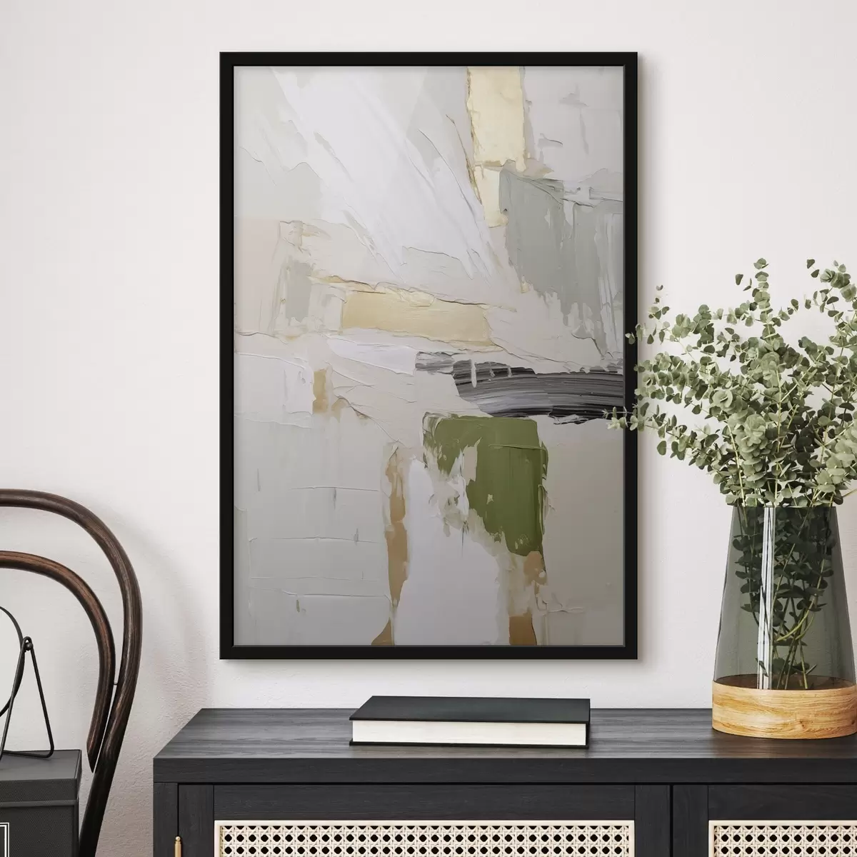 Poster Abstraktion, Nachahmung der Malerei f50995
