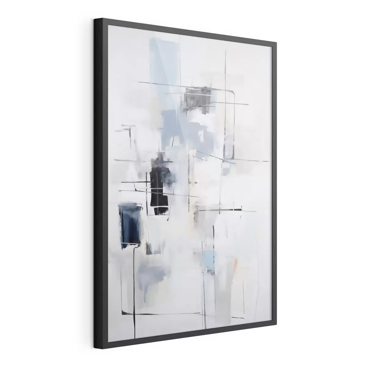 Poster Chaotische Abstraktion, Nachahmung der Malerei f51127