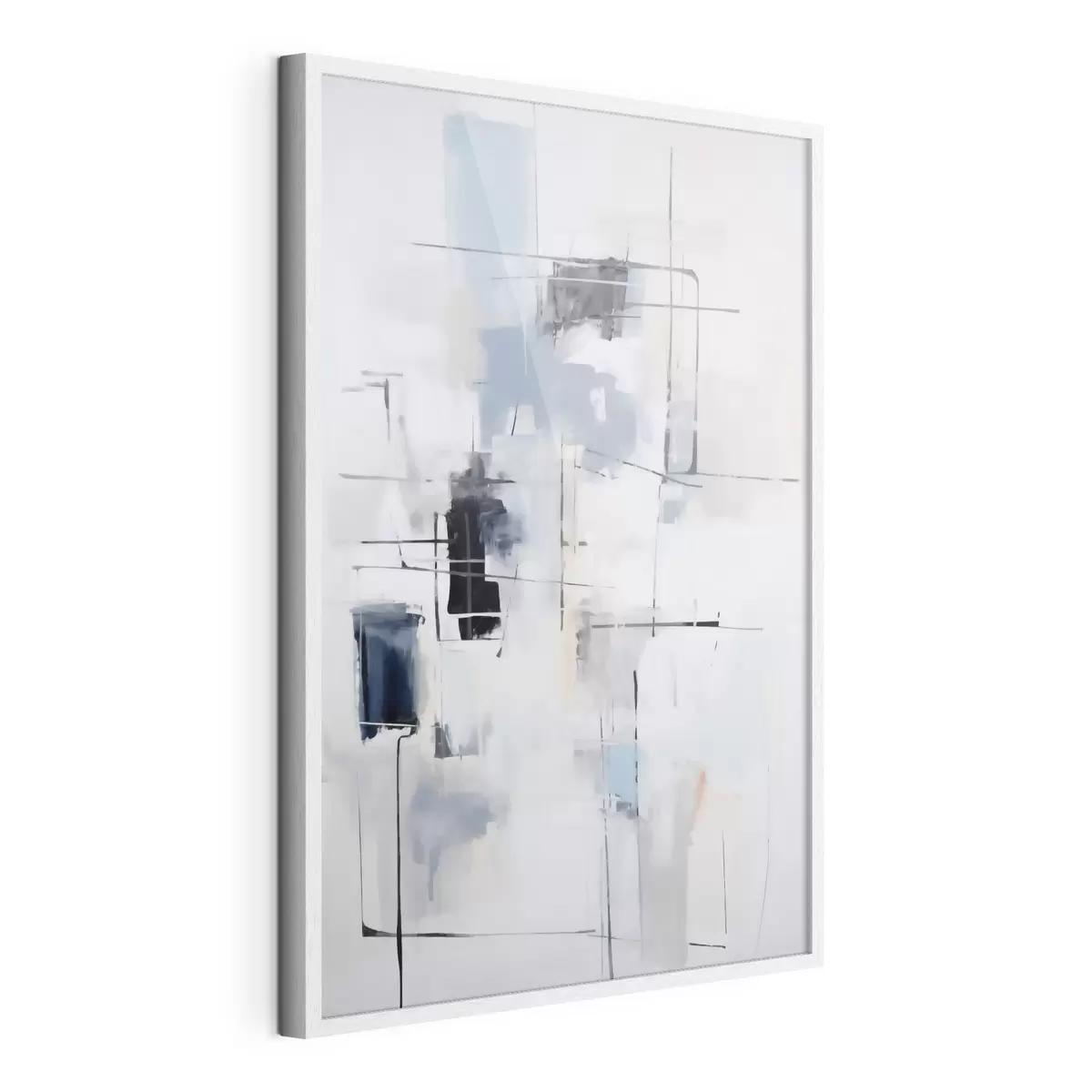 Poster Chaotische Abstraktion, Nachahmung der Malerei f51127