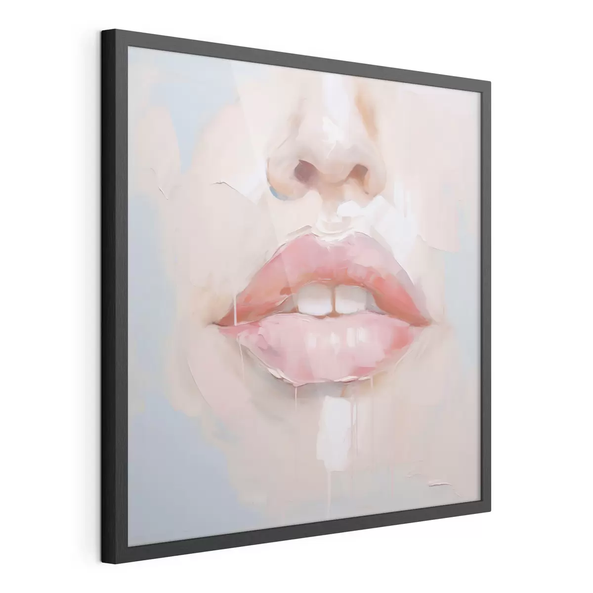 Poster Lippen, Nachbildung eines Gemäldes f51138