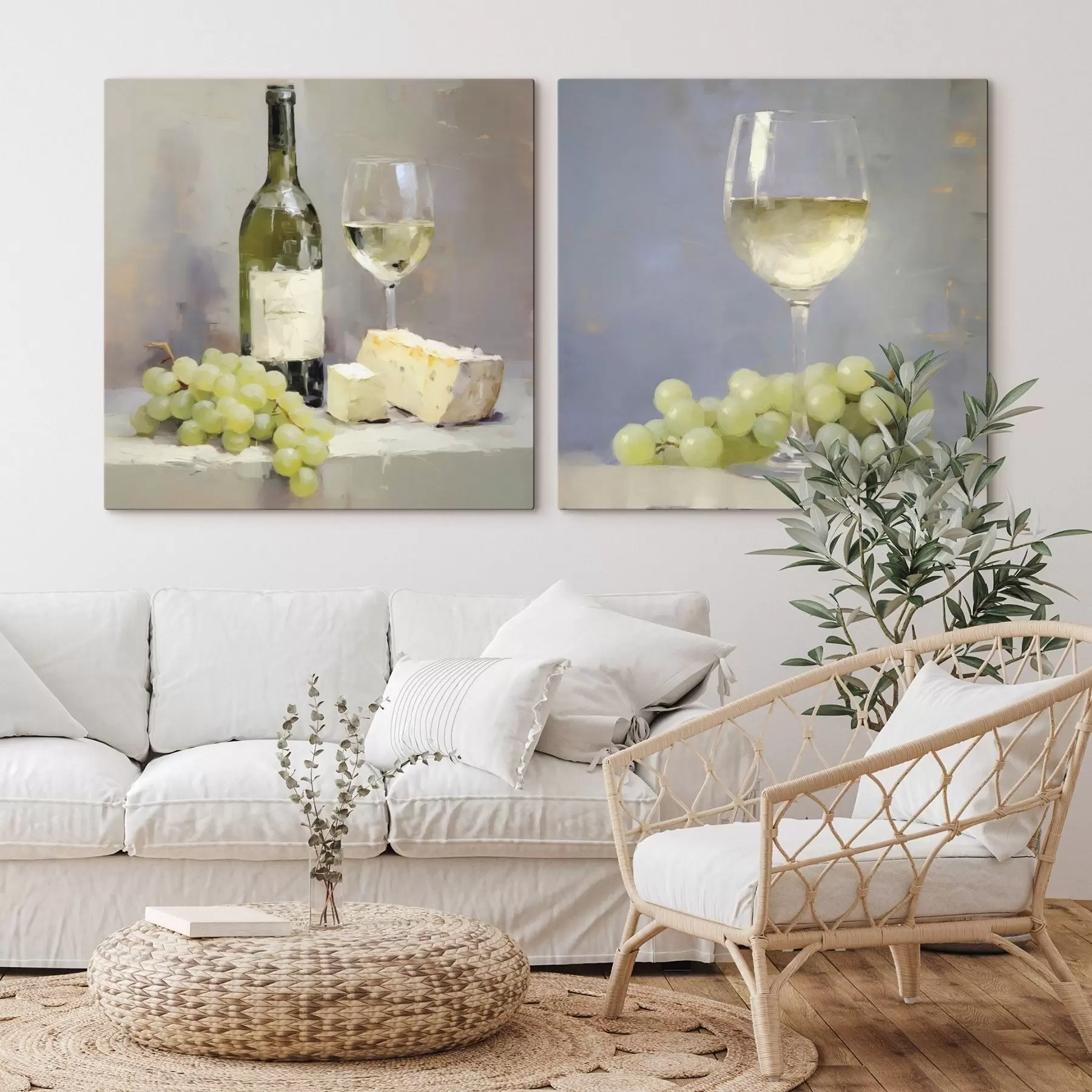 Wandbilder Wein und Trauben, eine Nachbildung eines Gemäldes m31099