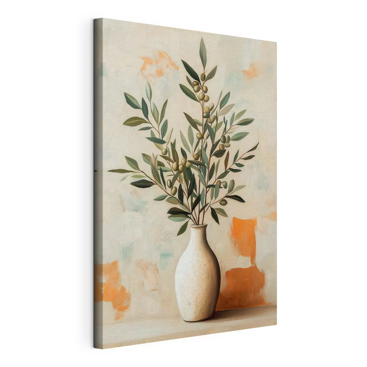 Wandbilder Olivenzweige in einer Vase s51047