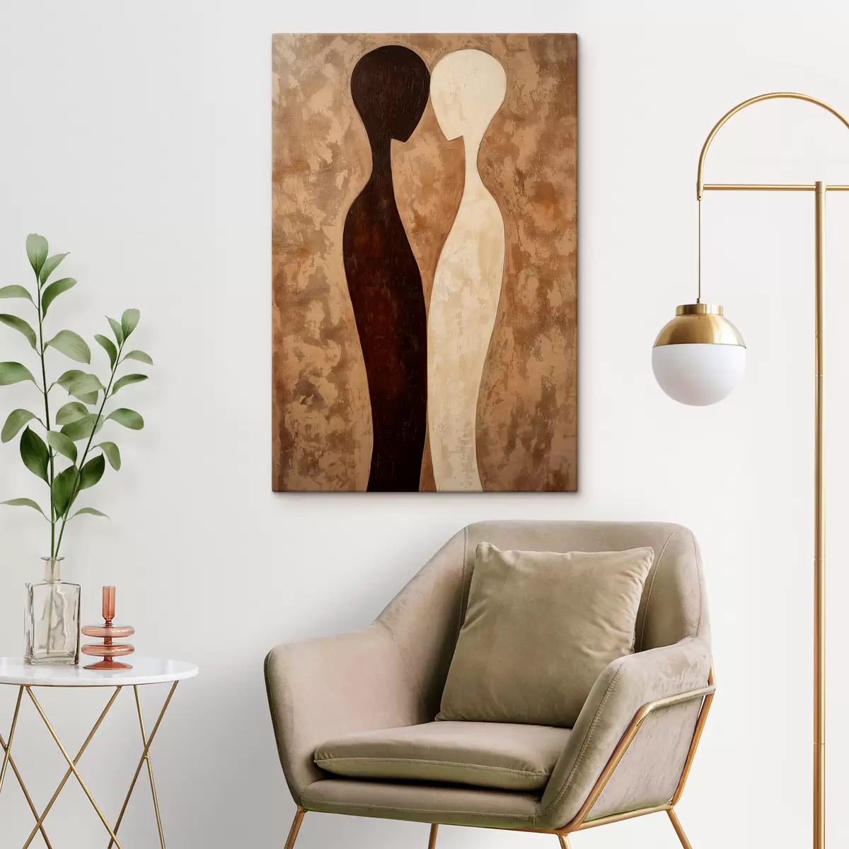 Wandbilder Abstrakte Silhouetten s51058