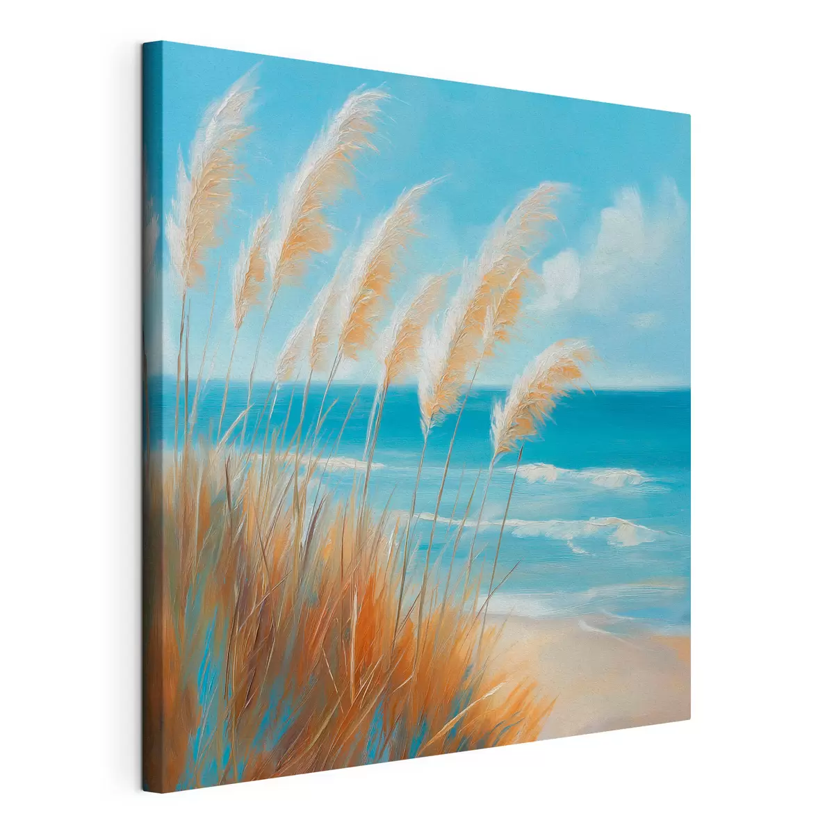 Wandbilder Getreideähren am Meer s51061