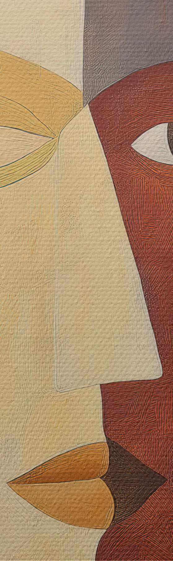 Wandbilder Abstrakte Gesichter s51068