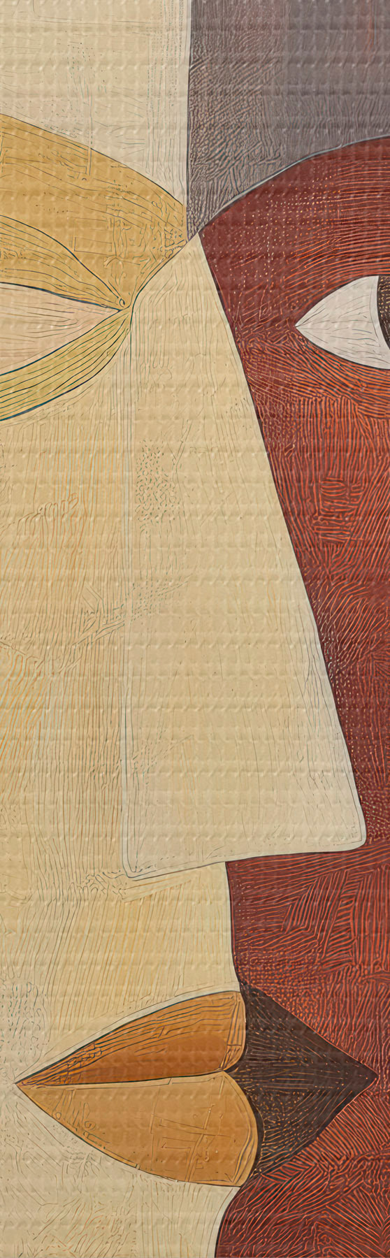 Wandbilder Abstrakte Gesichter s51068