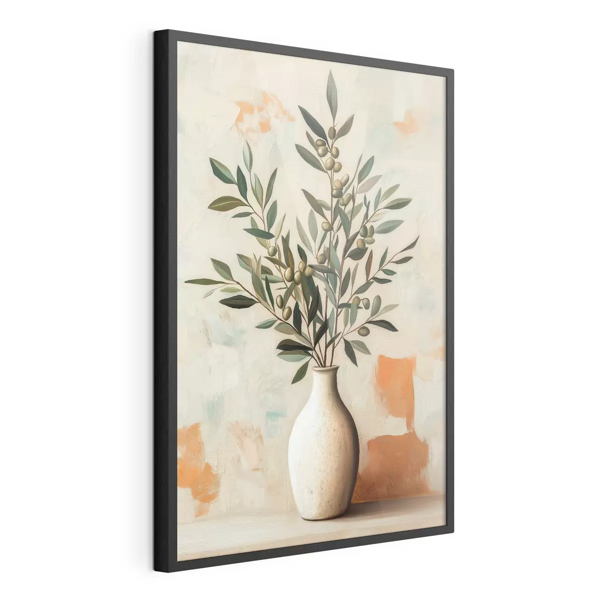 Poster Olivenzweige in einer Vase f51047