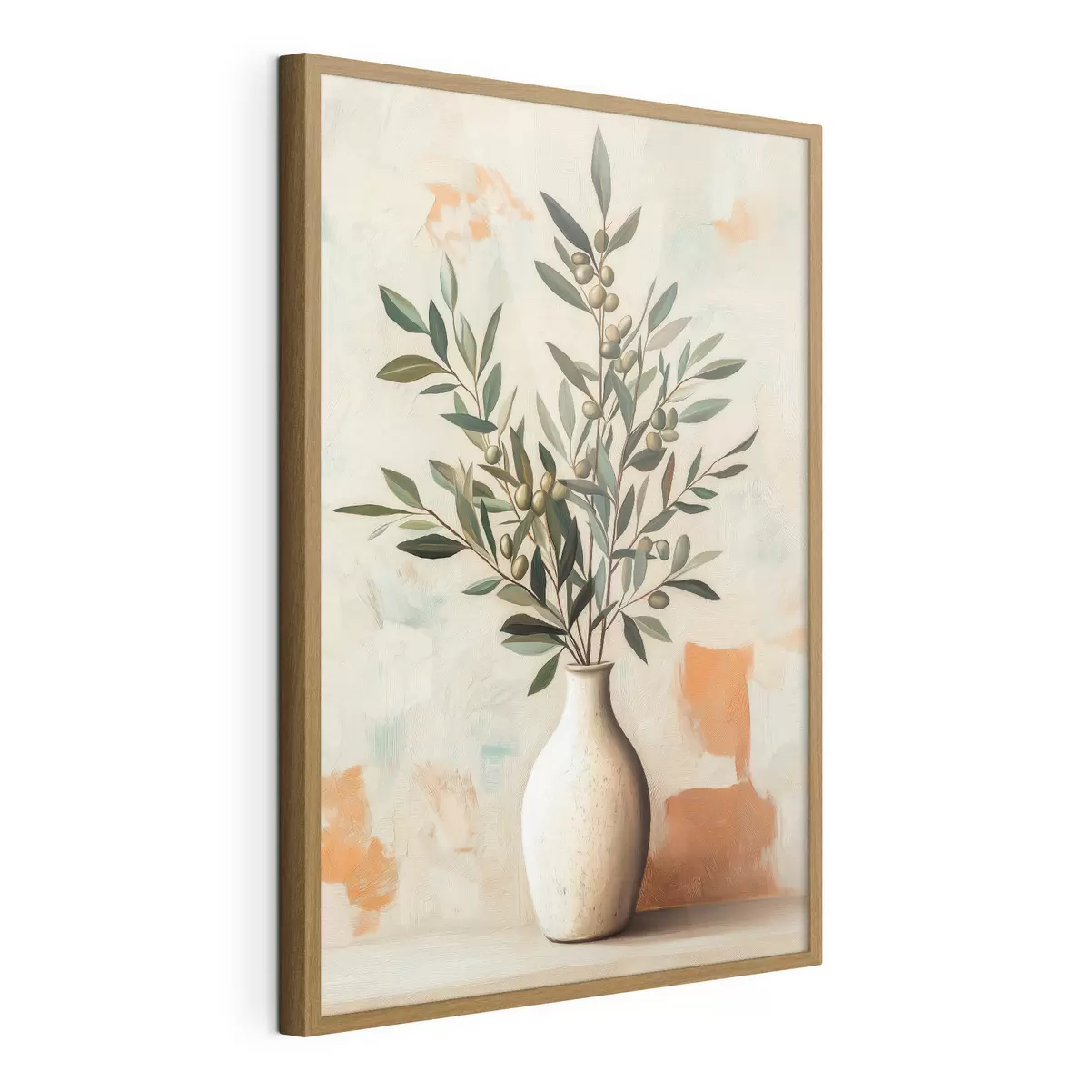 Poster Olivenzweige in einer Vase f51047