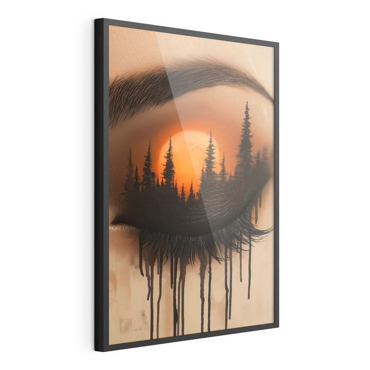 Poster Sonnenuntergang in ihren Augen f51048