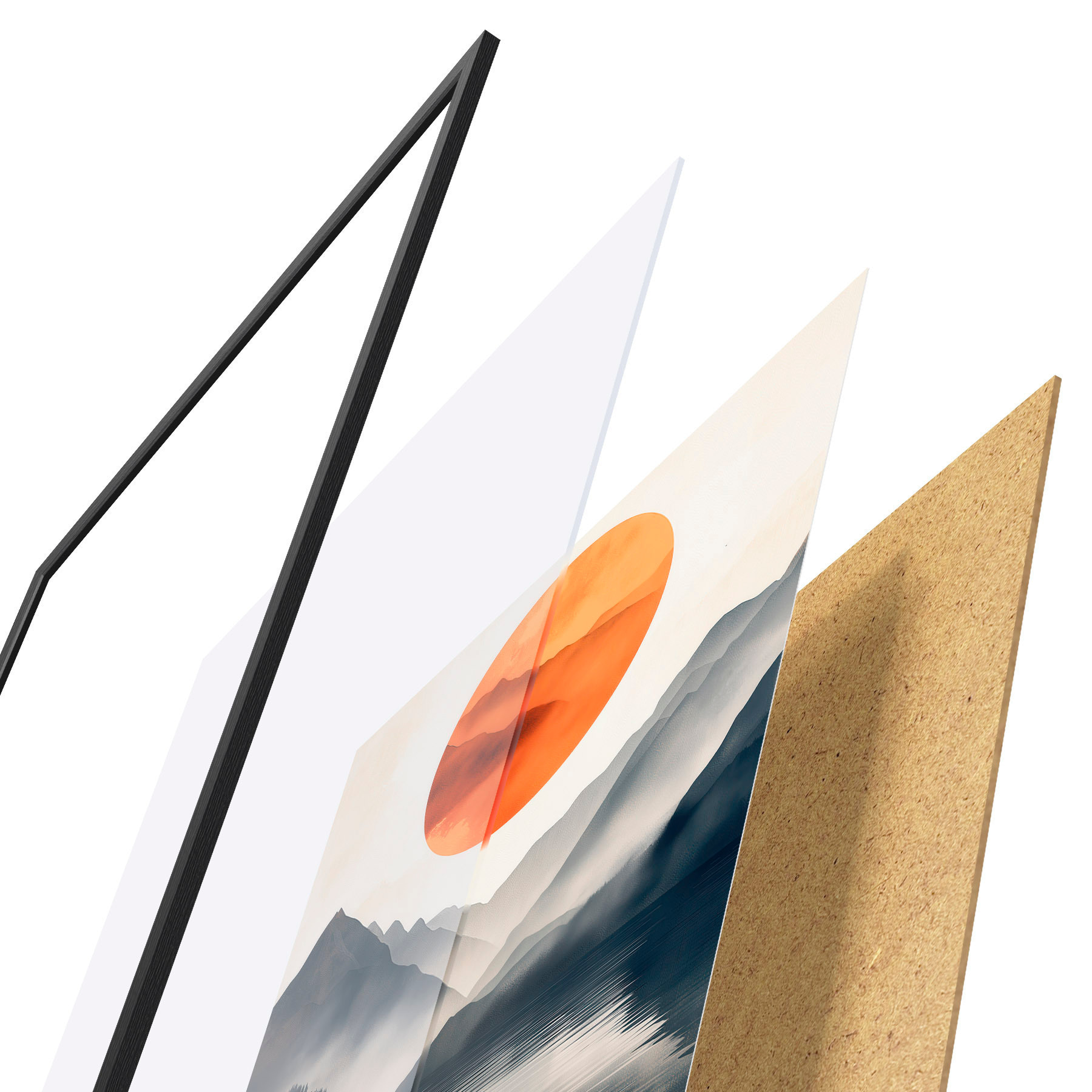 Poster Sonnenuntergang f51054