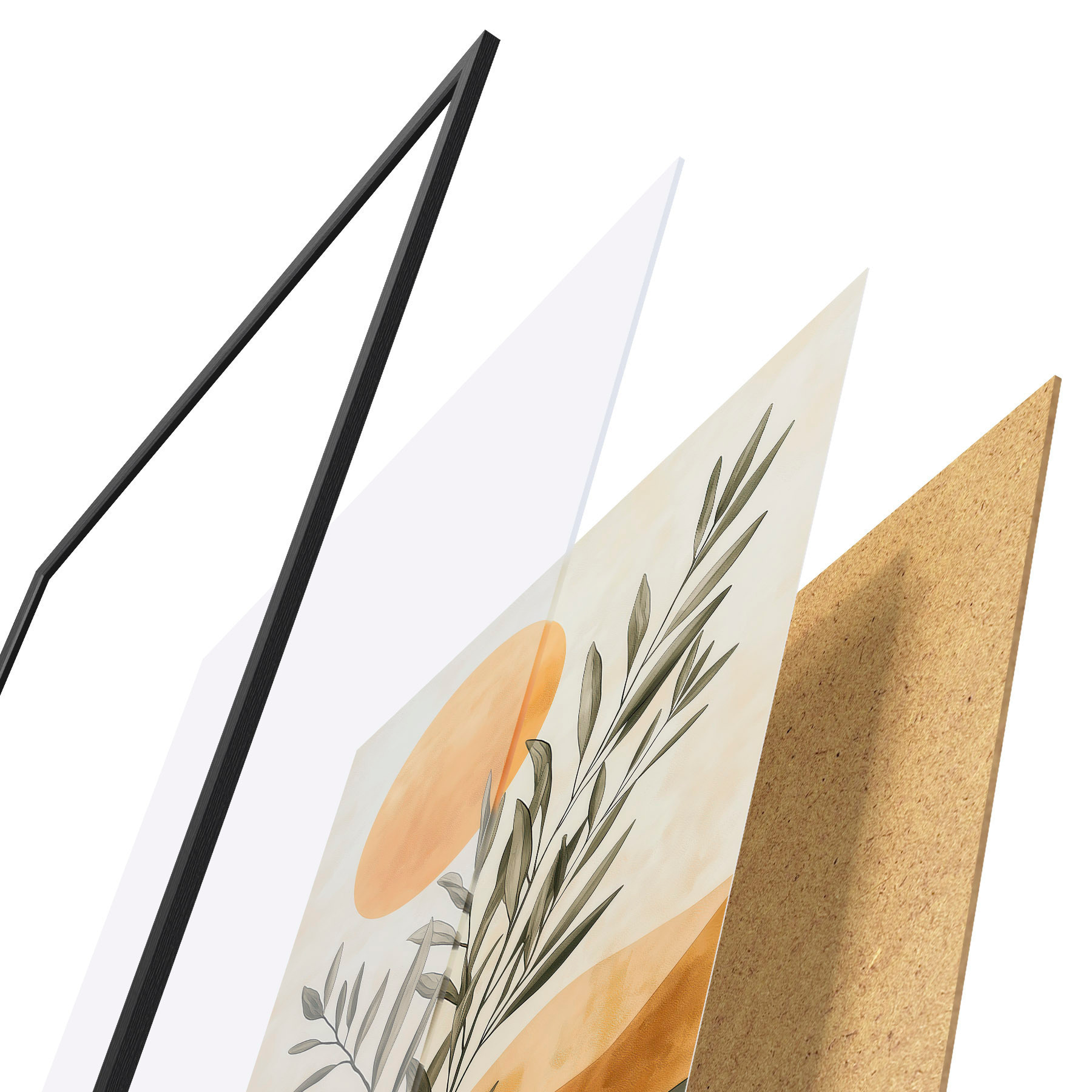 Poster Ein Olivenzweig f51055