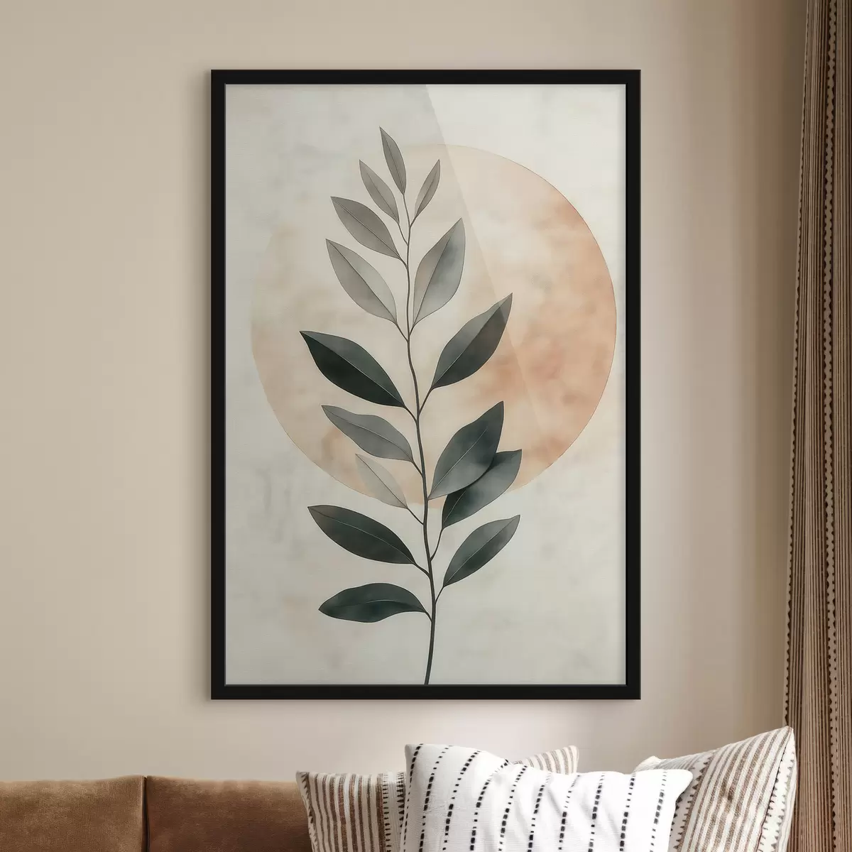 Poster Ein Zweig mit Blättern f51060