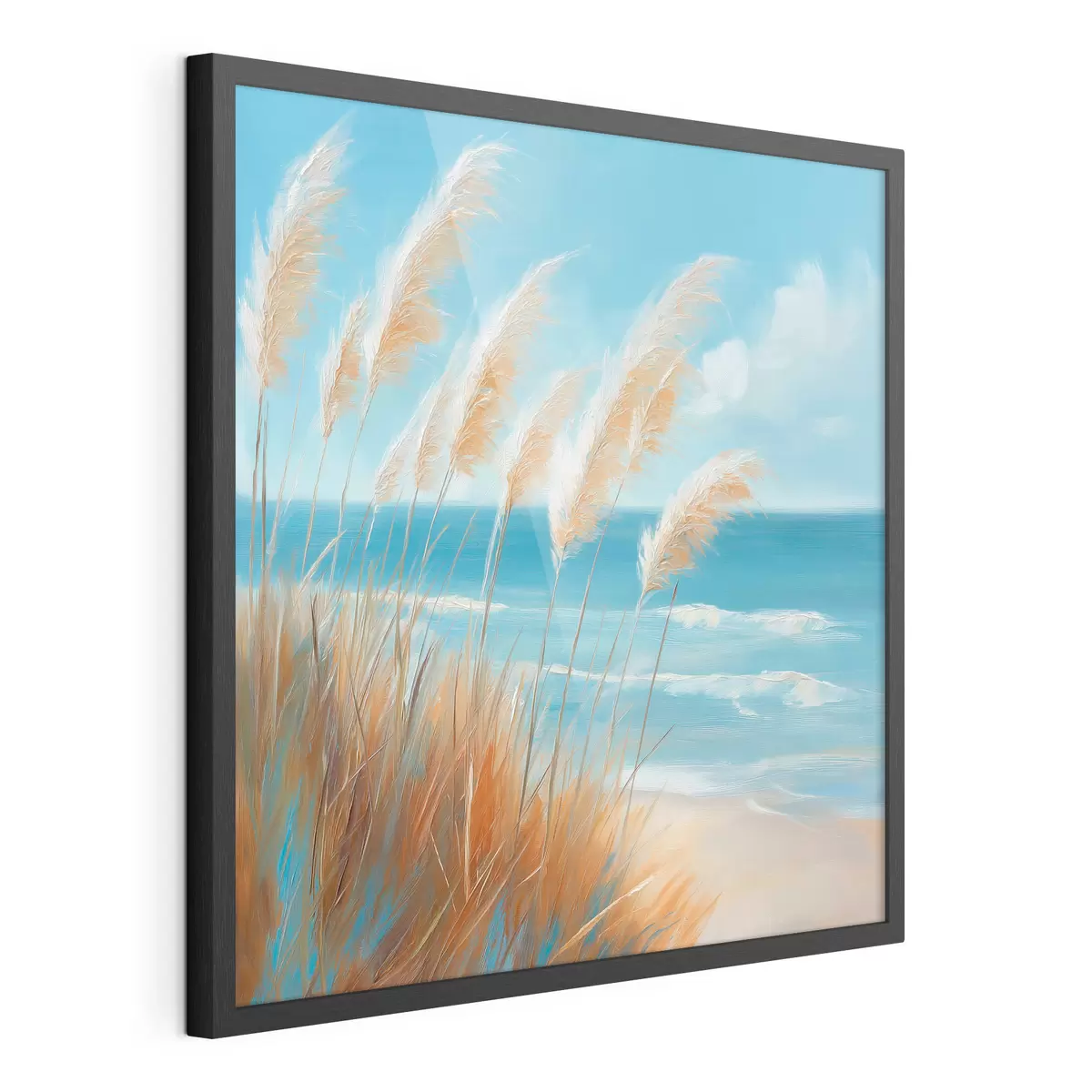 Poster Getreideähren am Meer f51061