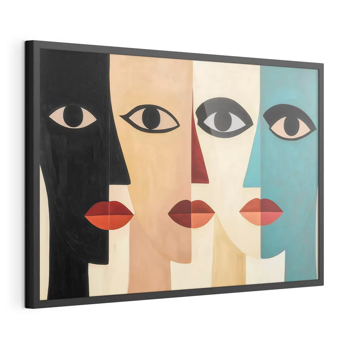 Poster Abstrakte Gesichter f51063