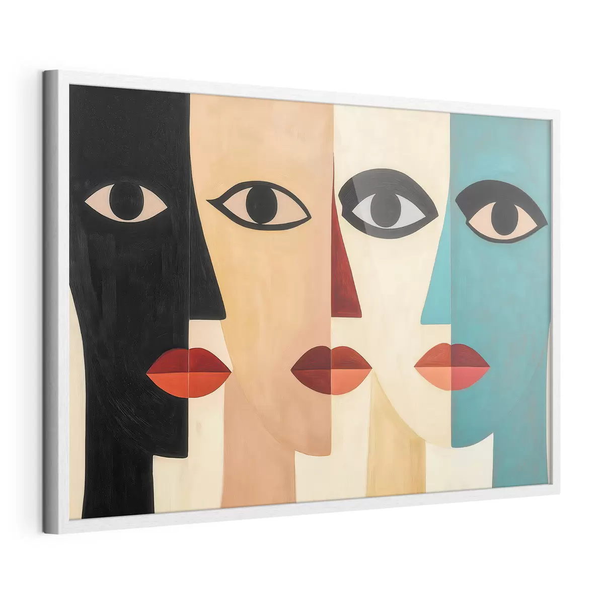 Poster Abstrakte Gesichter f51063