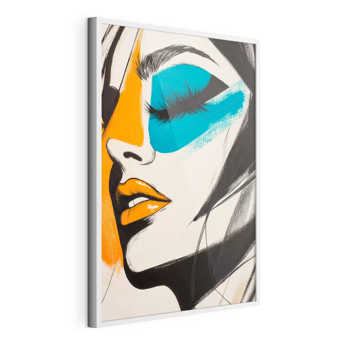 Poster Gesichter in Farbe f51065