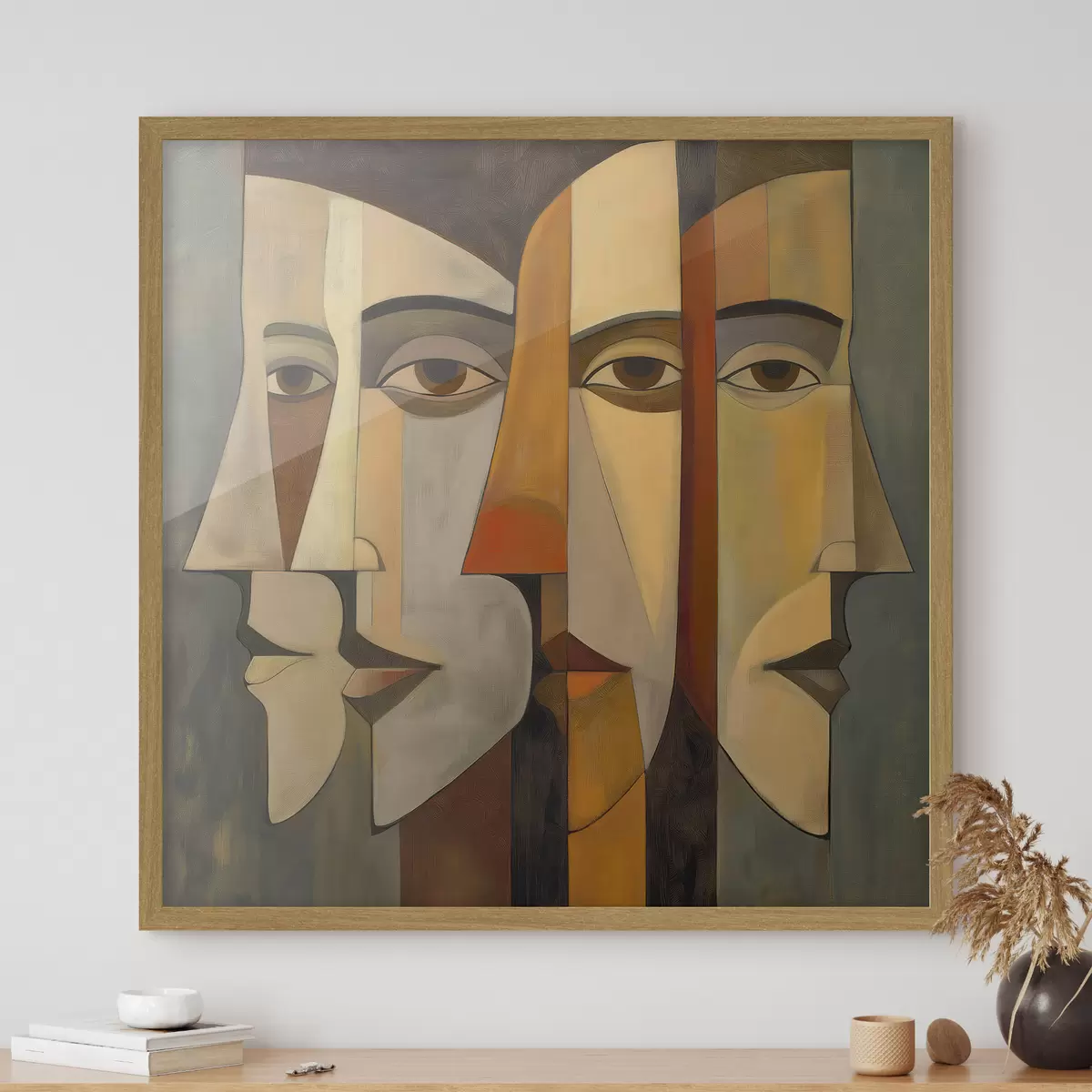 Poster Abstrakte Gesichter f51067
