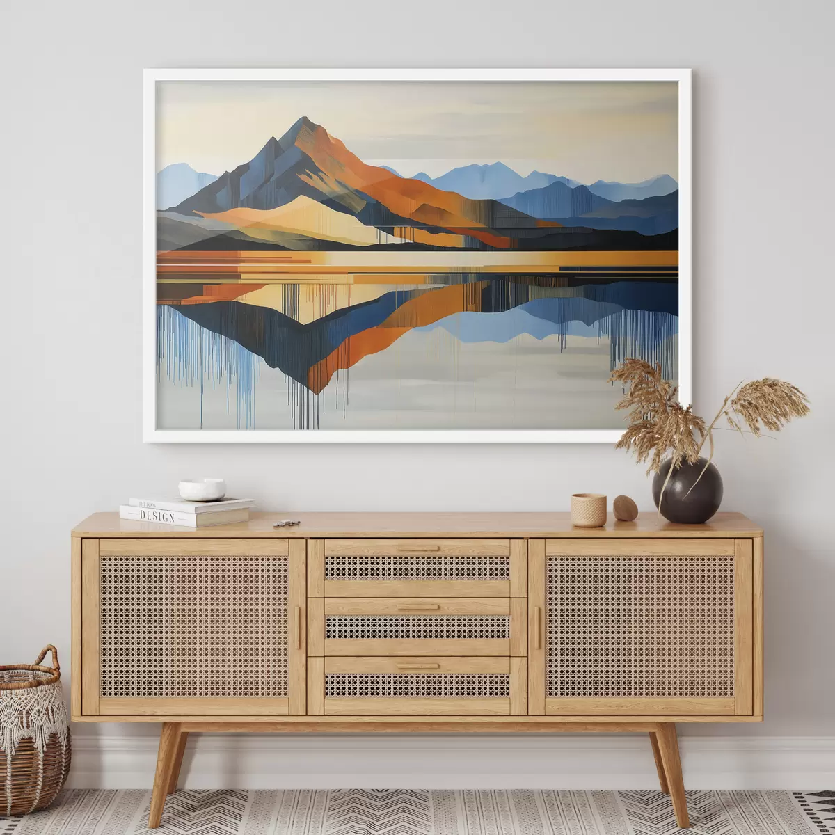 Poster Farbenfrohe Berge f51070