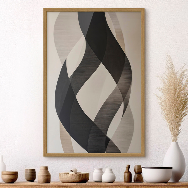 Poster Abstraktion, Posters Schwarz und Weiß, f51074wo : Uwalls