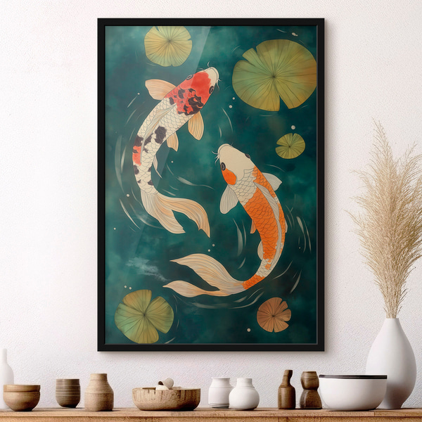 Poster Ost-Koi, Posters Insekten und Tiere, f51076bk : Uwalls