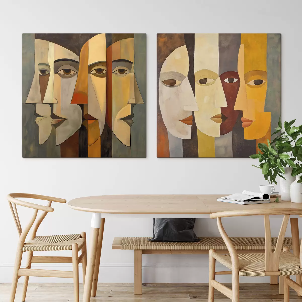 Wandbilder Abstrakte Gesichter m31084