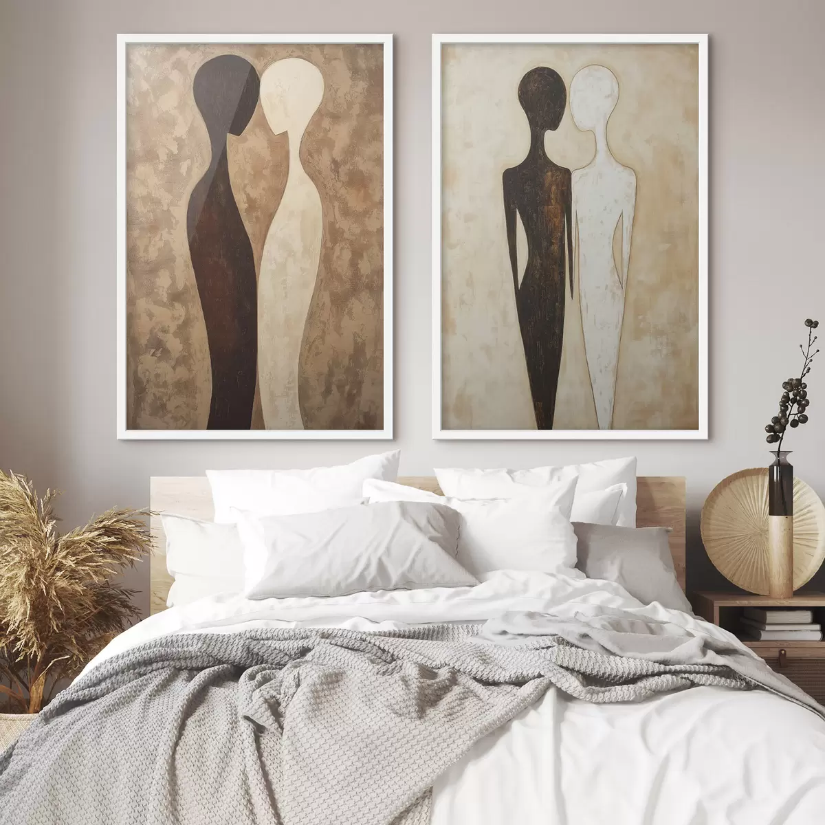 Poster Abstrakte Silhouetten d31082