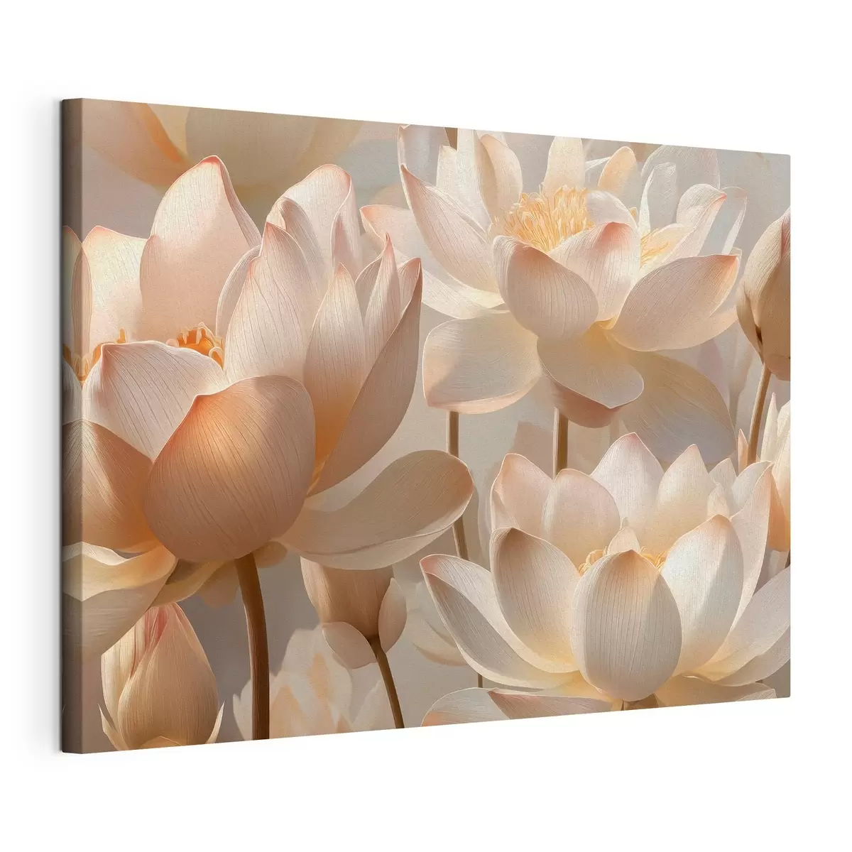 Wandbilder Zarte Seerosen und Lotusblumen s51092