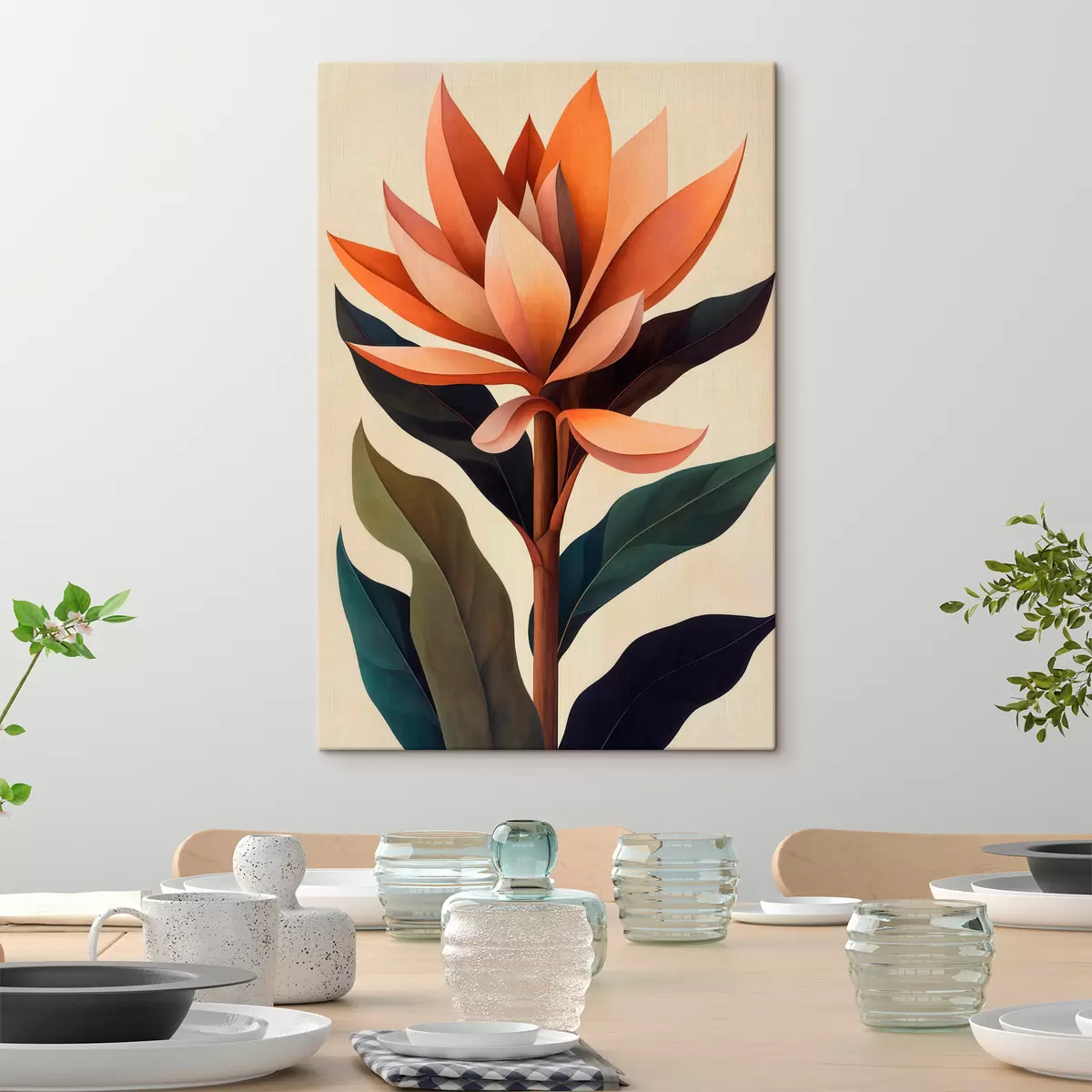 Wandbilder Abstrakte Blume s51155