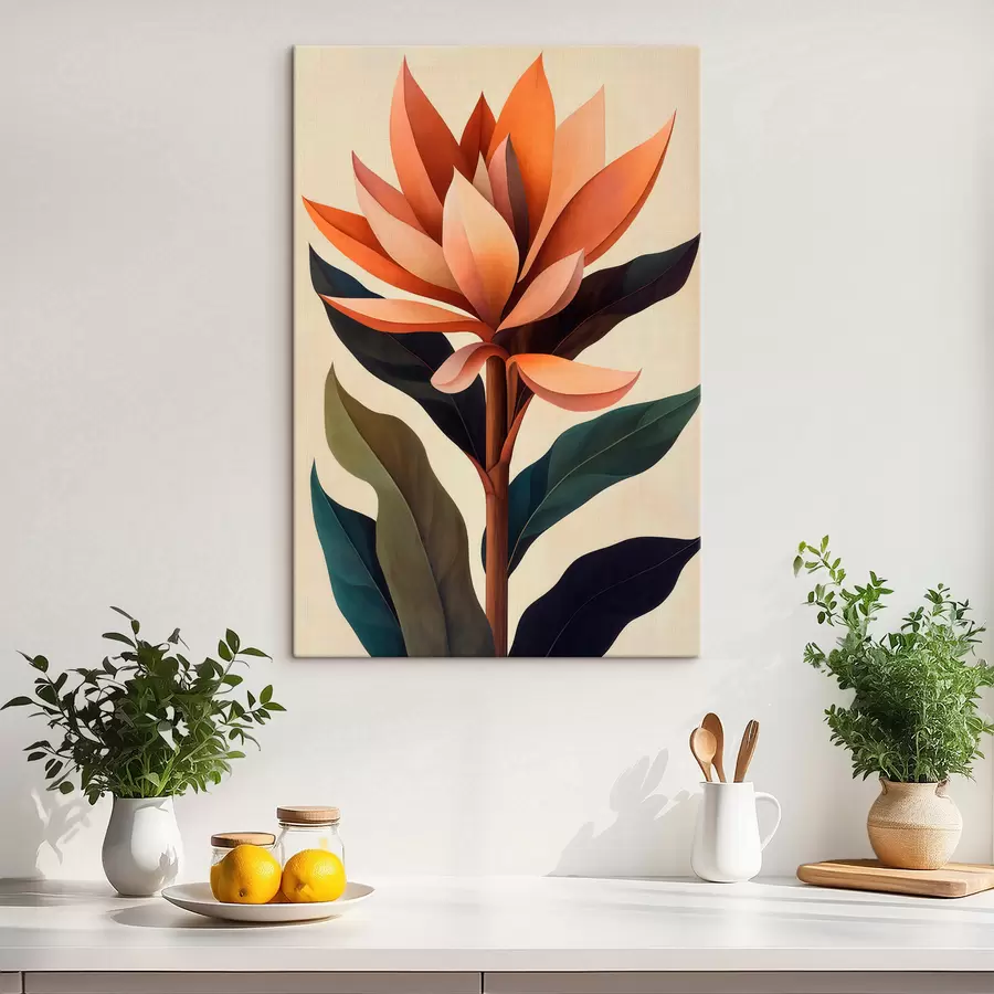 Wandbilder Abstrakte Blume s51155
