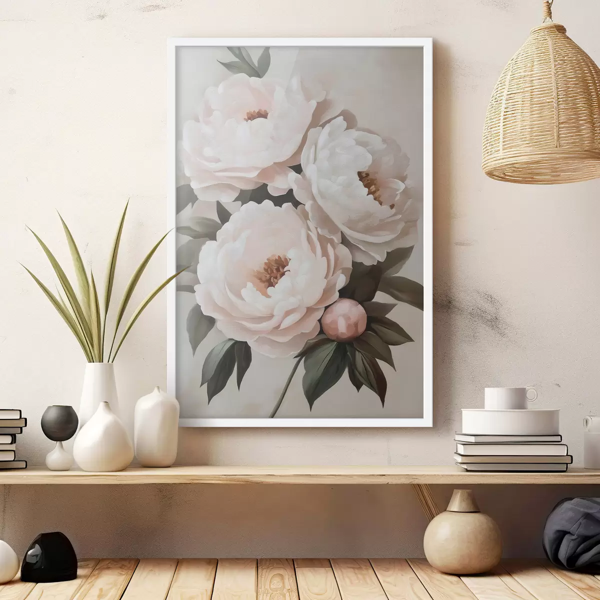 Poster Pfingstrosen f51154