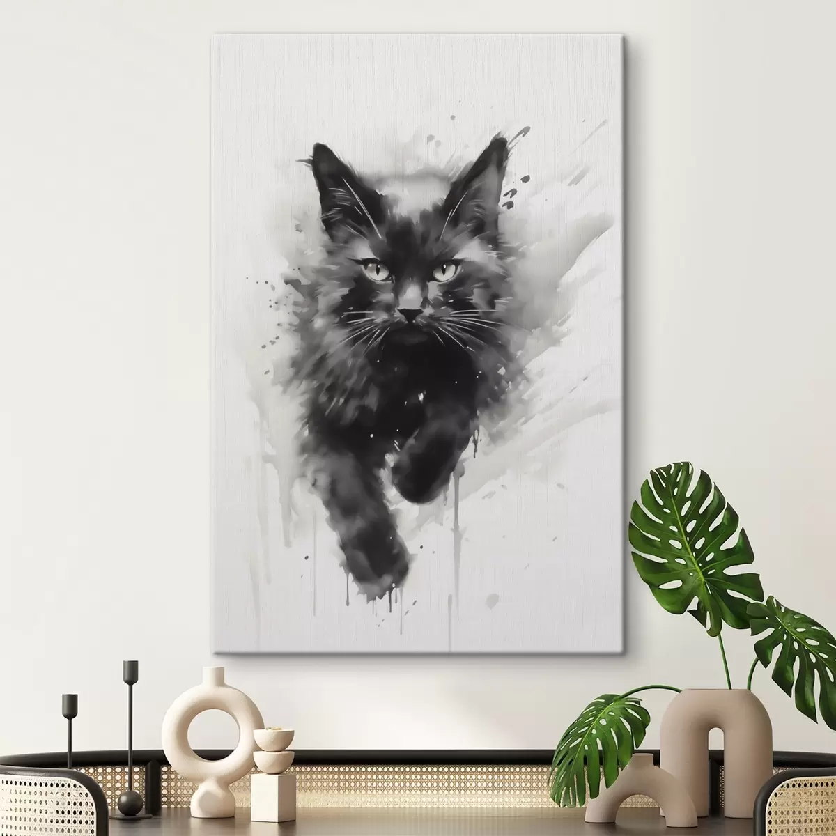 Wandbilder Katze, Nachbildung eines Gemäldes s51168