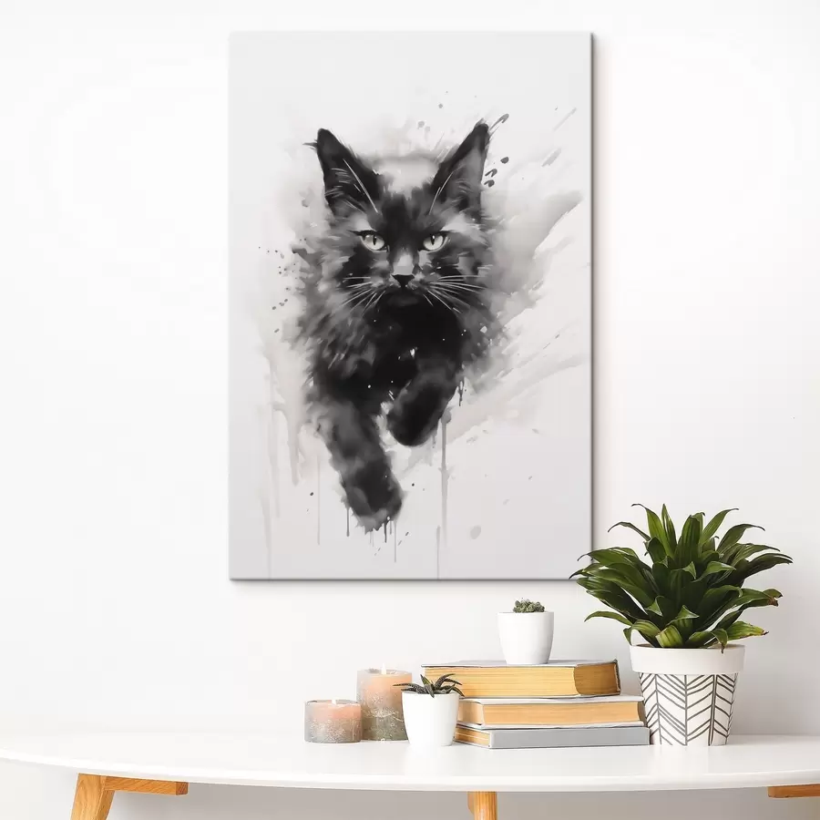 Wandbilder Katze, Nachbildung eines Gemäldes s51168