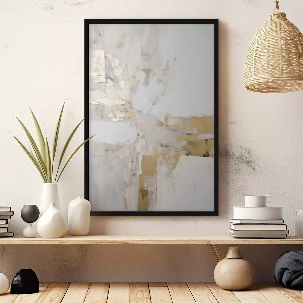 Poster Minimalistische Abstraktion, Nachbildung eines Gemäldes f51163