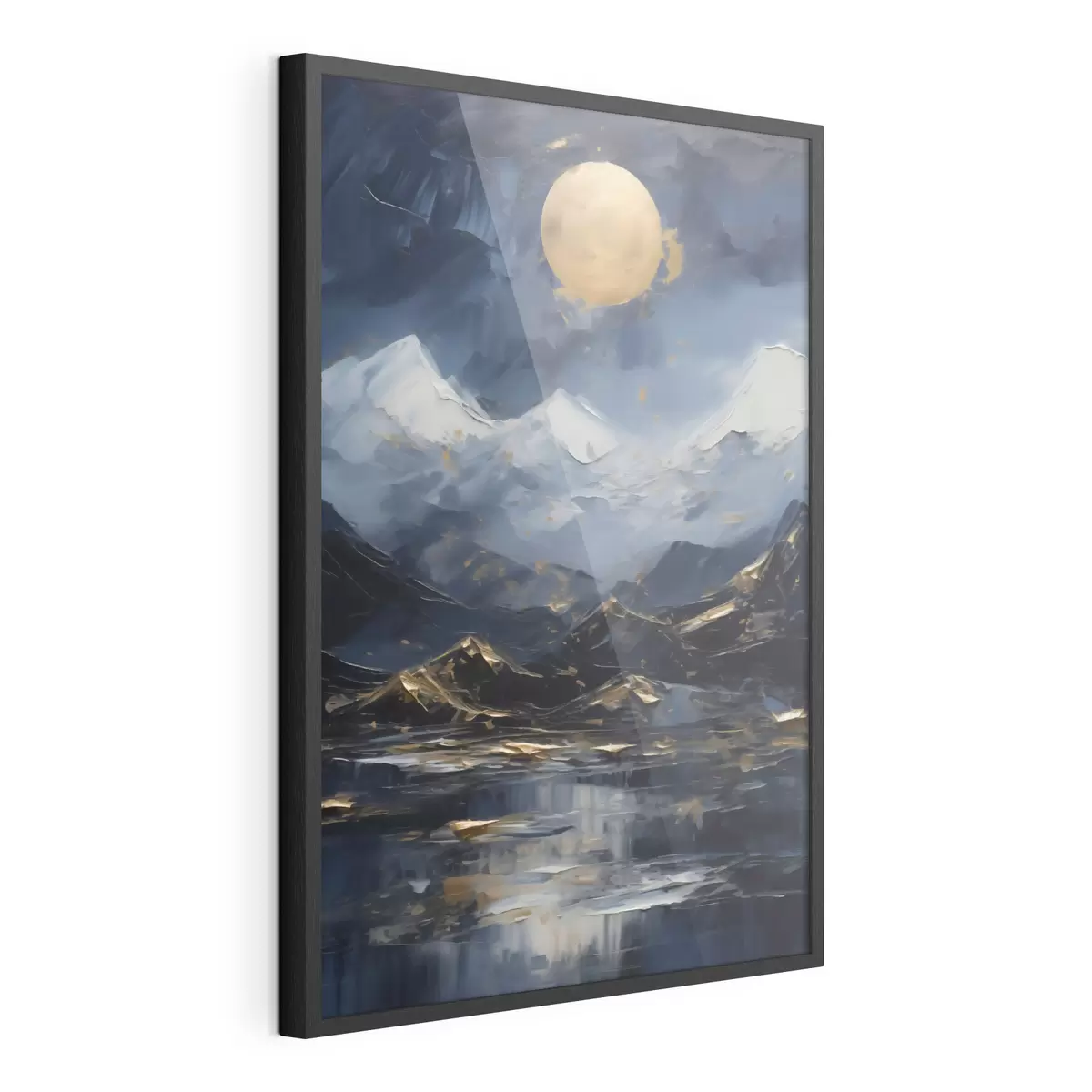 Poster Berglandschaft, Nachbildung eines Gemäldes f51164
