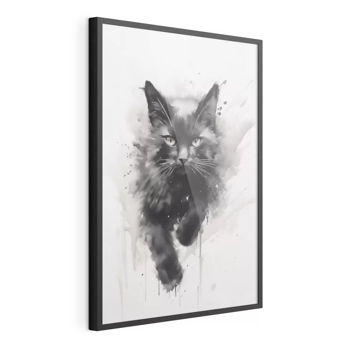 Poster Katze, Nachbildung eines Gemäldes f51168