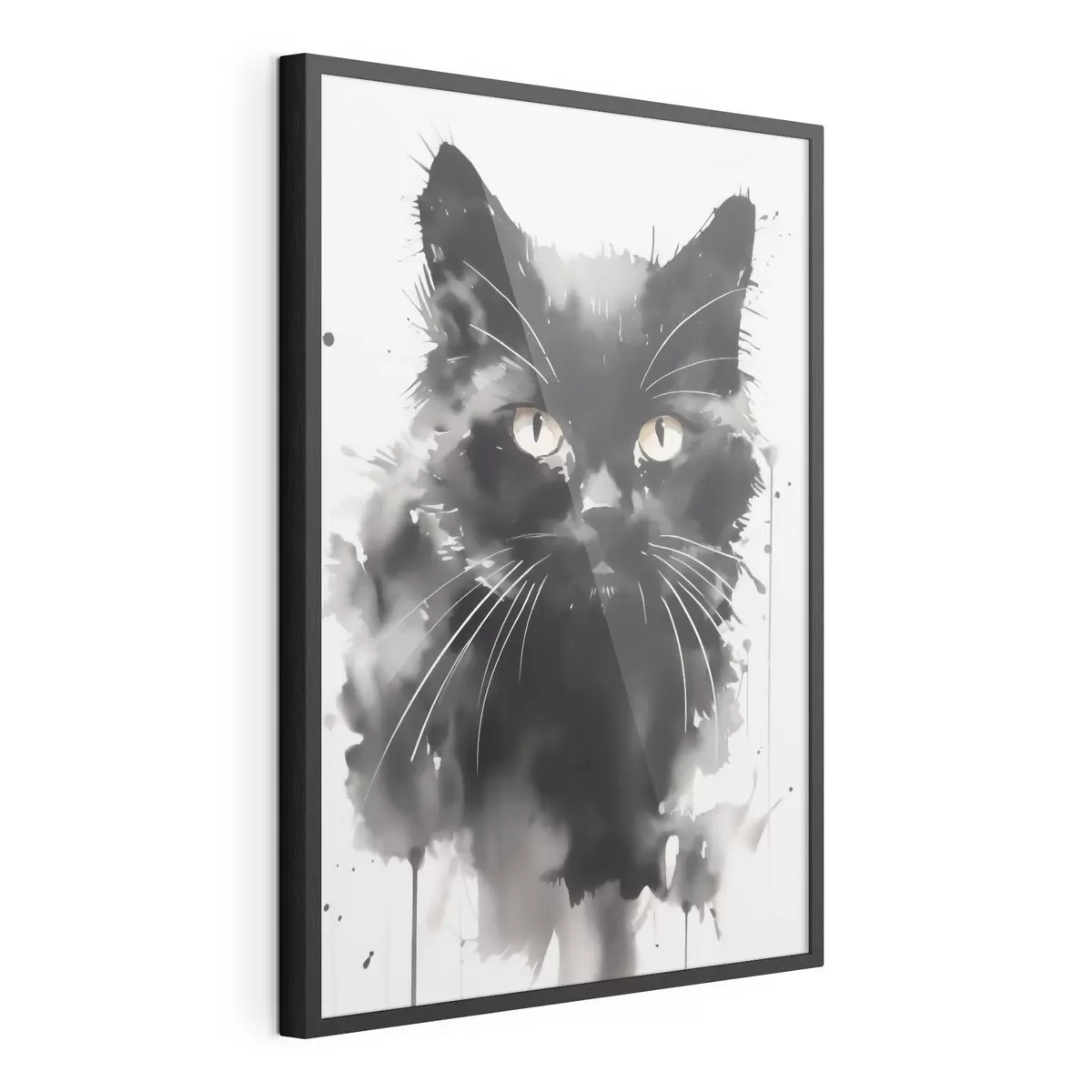 Poster Porträt einer Katze, Nachbildung eines Gemäldes f51169